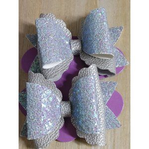 Handmade bows set for hair